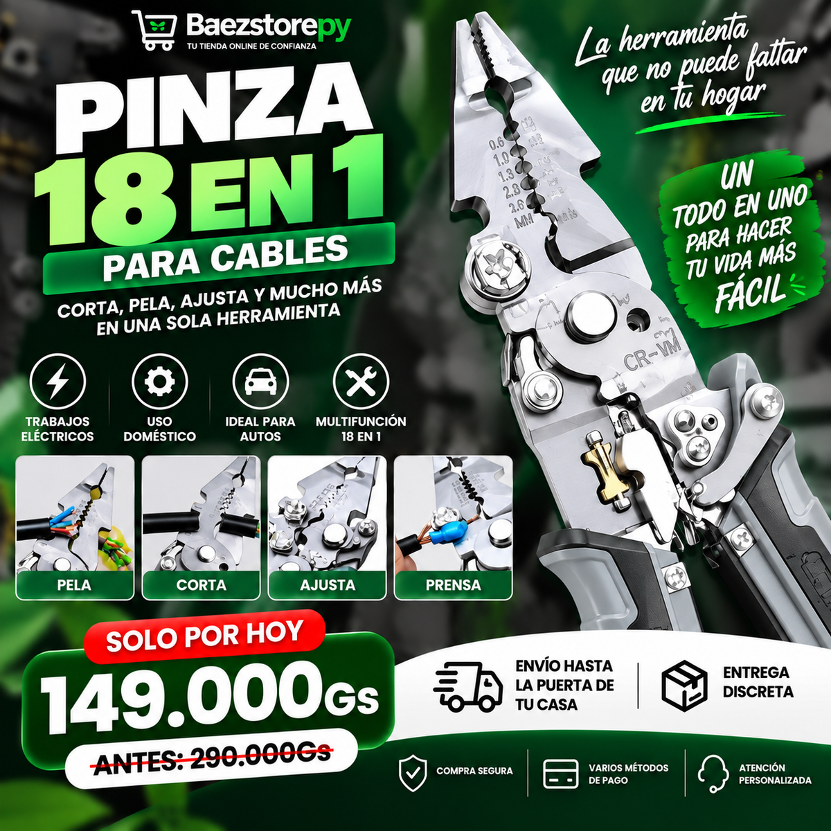 Pinza 18 en 1