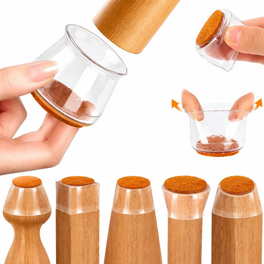 Pack de 16 Protectores de Silicona para Sillas | Milhome